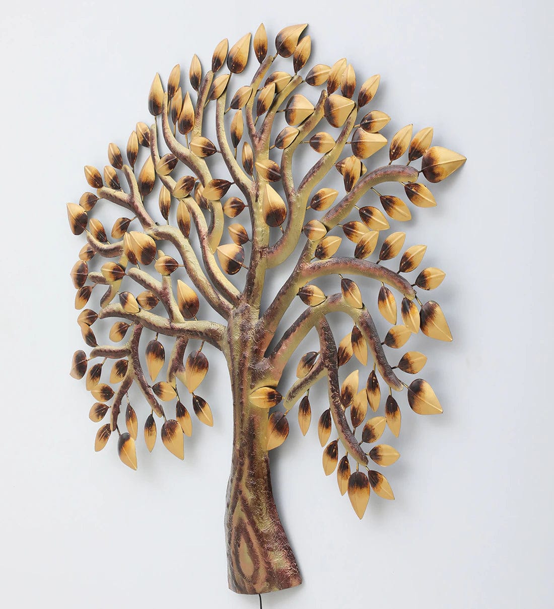 Handmade Multicolour Floral Metal Wall Art,