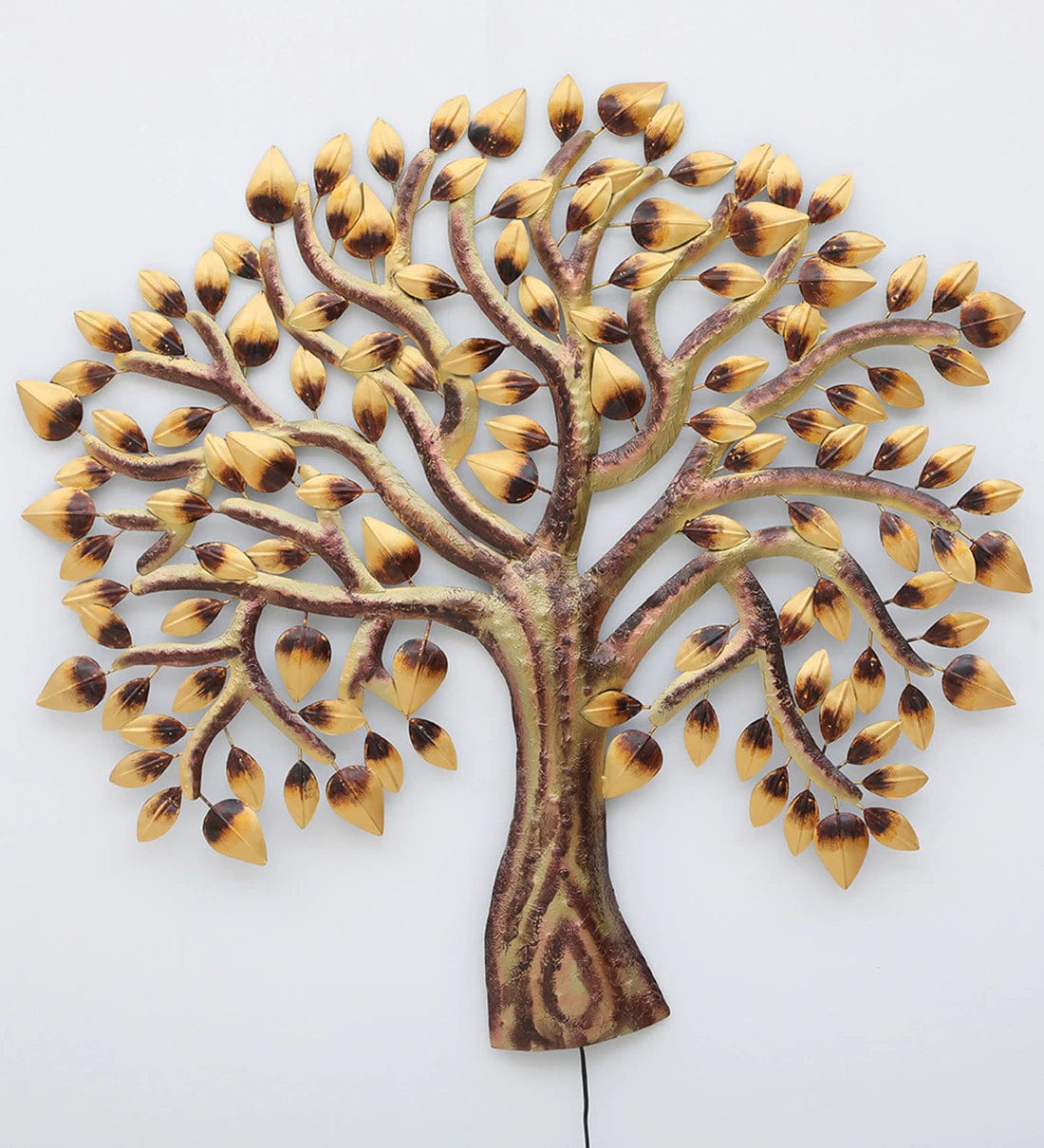 Handmade Multicolour Floral Metal Wall Art,