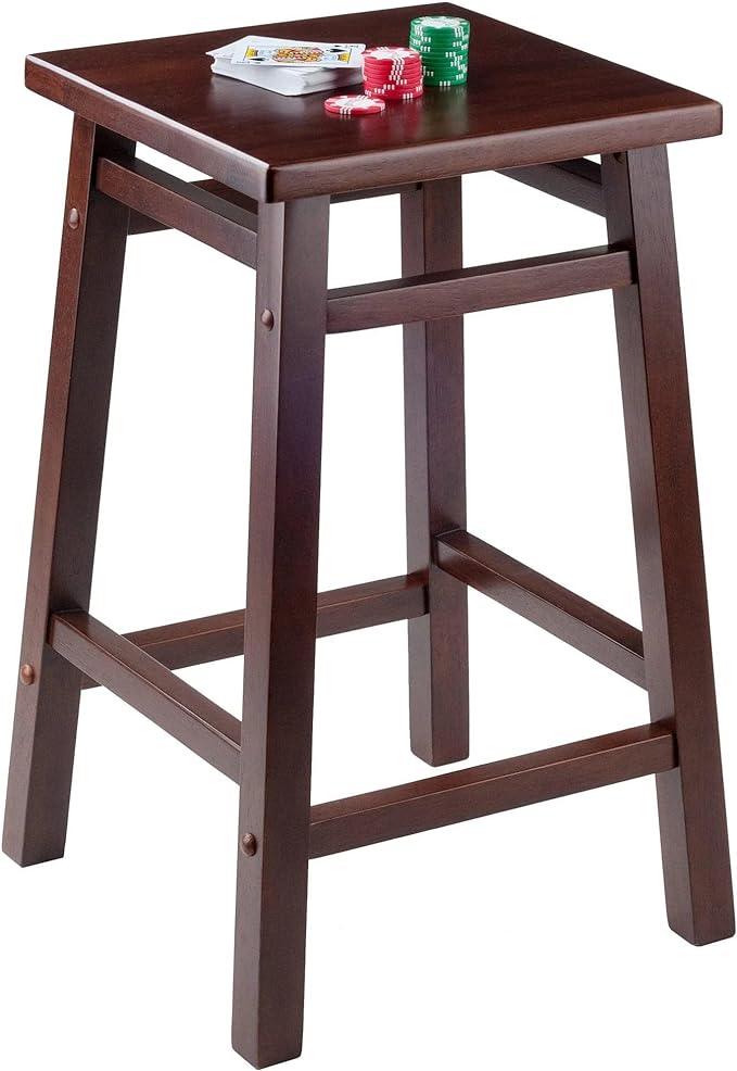 Carter Bar Stool, Walnut , 24" - Ouch Cart 