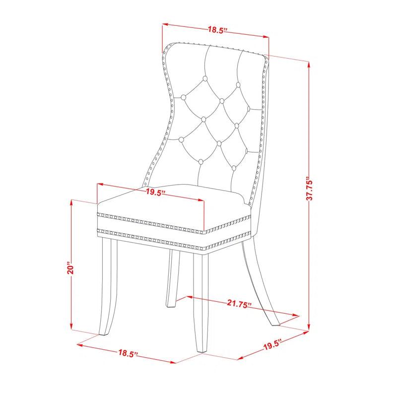 Extendable Solid Wood Dining Set - Ouch Cart 