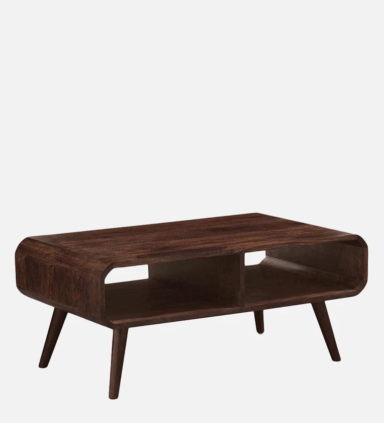 Sheesham Wood Coffee Table in Provincial Teak Finish - Ouch Cart 