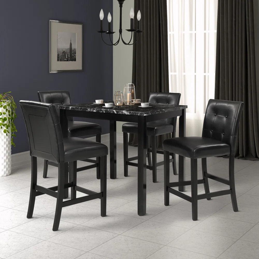 Piece Marble Top Dining Set - Ouch Cart 