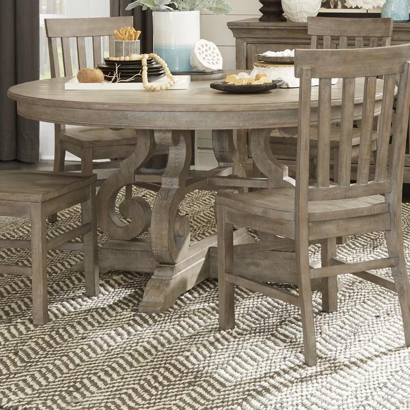 5 - Piece Pedestal Dining Set - Ouch Cart 