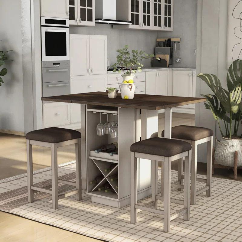 Pedestal Dining Set - Ouch Cart 