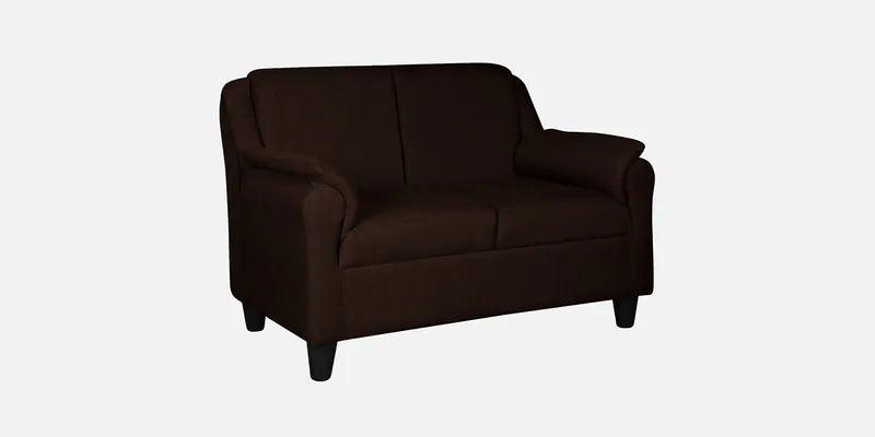 Fabric 2 Seater Sofa In Mahogany Colour - Ouch Cart 