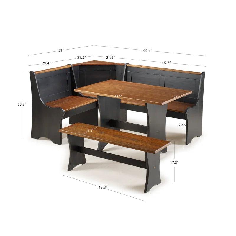 Piece Trestle Dining Set - Ouch Cart 