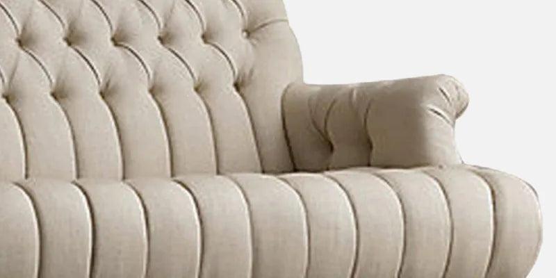 Fabric 3 Seater Sofa in Beige Colour - Ouch Cart 