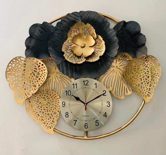 FLOWER PUFF WALL CLOCK - Ouch Cart 