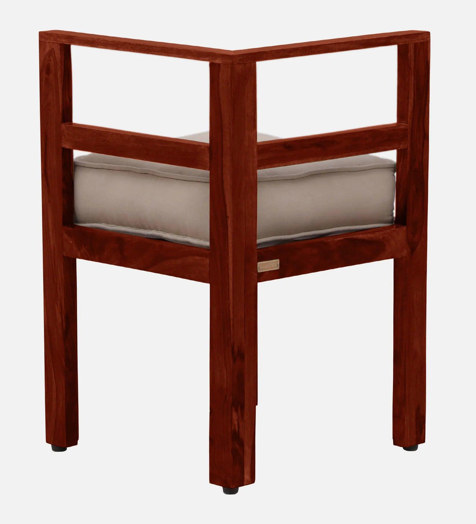 Sheesham Wood 4 Seater Dining Set In Scratch Resistant Honey Oak Finish - Ouch Cart 