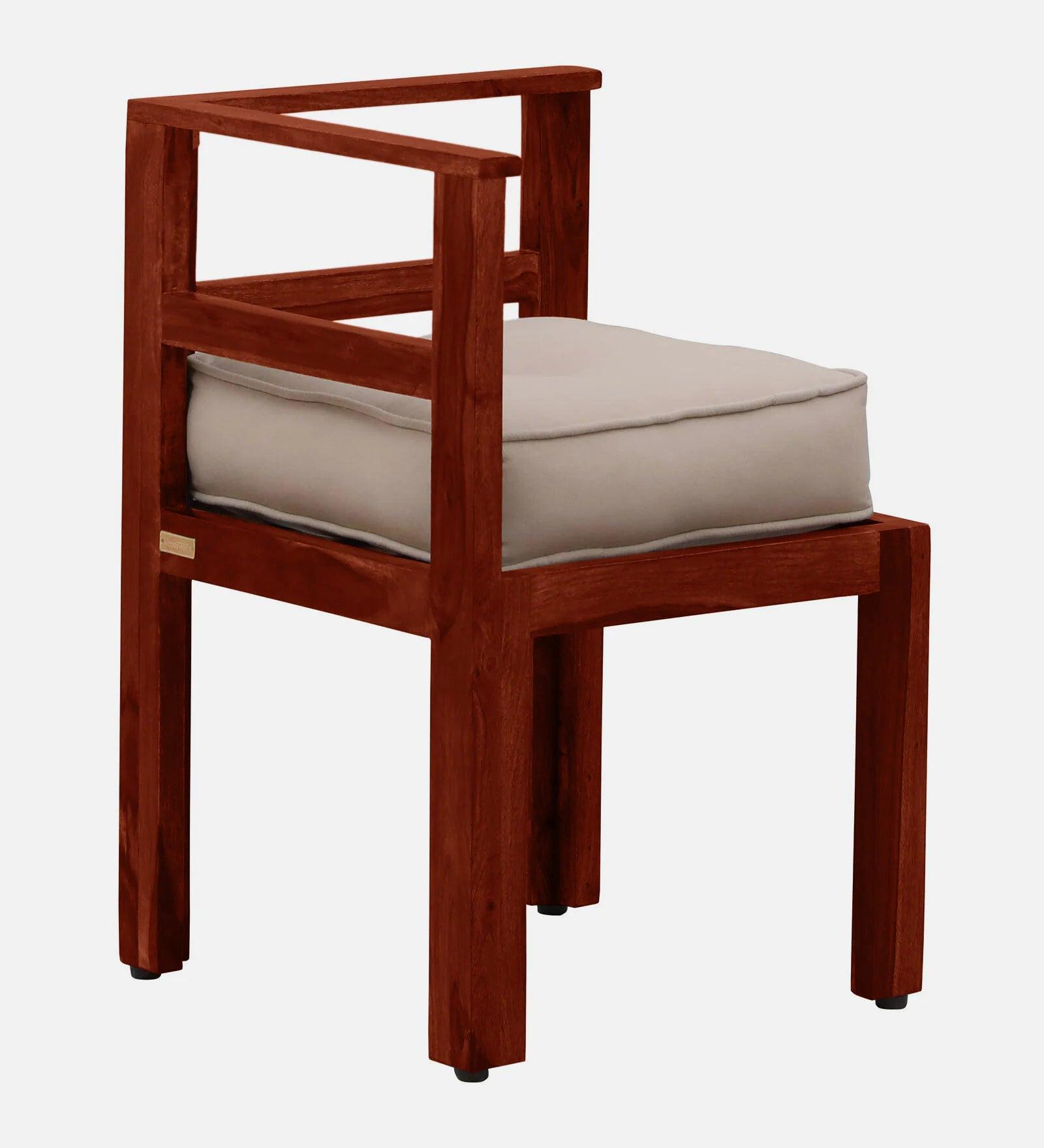 Sheesham Wood 4 Seater Dining Set In Scratch Resistant Honey Oak Finish - Ouch Cart 