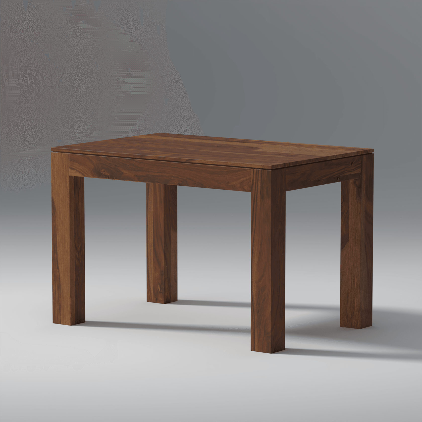 Mauro Sheesham Wood Dining Table Set In Light Honey Finish - Ouch Cart 