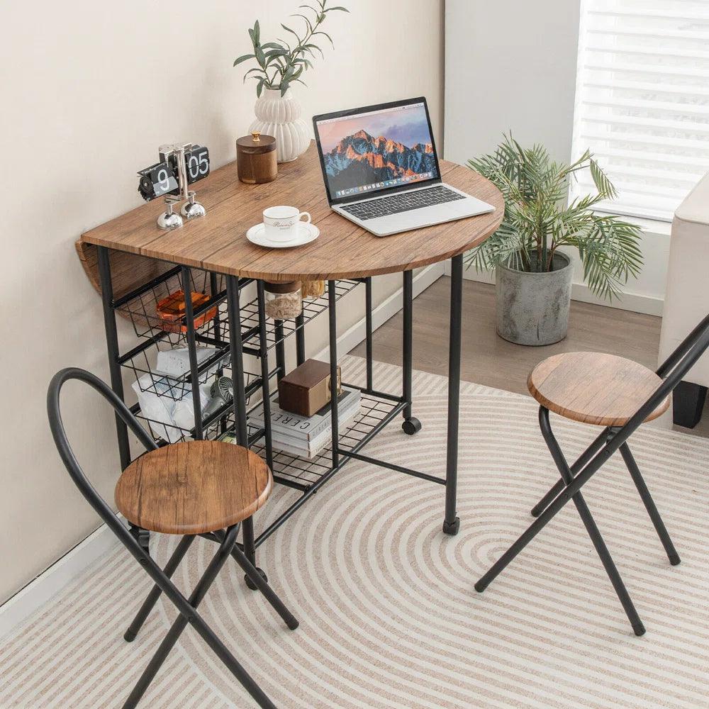 3 - Piece Extendable Dining Set - Ouch Cart 