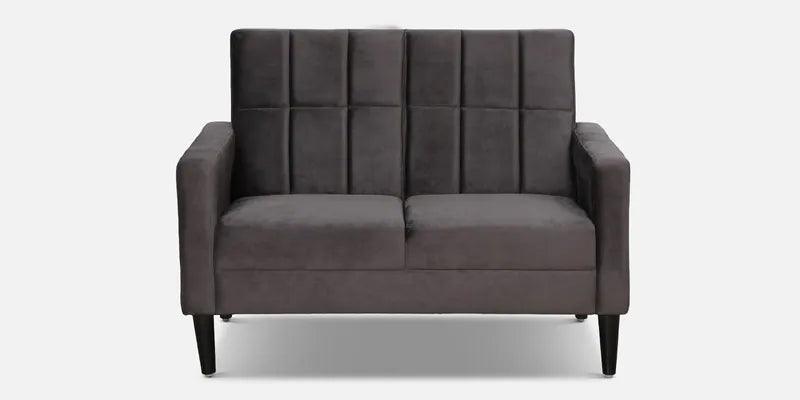 Fabric 2 Seater Sofa In Charcoal Grey Colour - Ouch Cart 