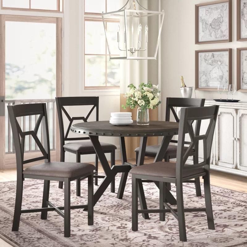 5 - Piece Trestle Dining Set - Ouch Cart 