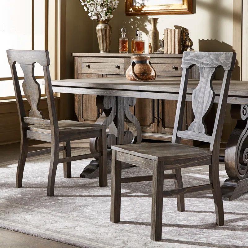 9 - Piece Extendable Trestle Dining Set - Ouch Cart 