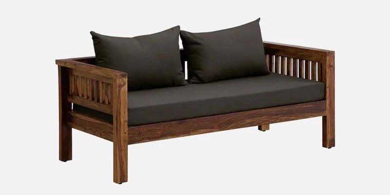 Sheesham Wood 2 Seater Sofa In Provincial Teak Finish - Ouch Cart 