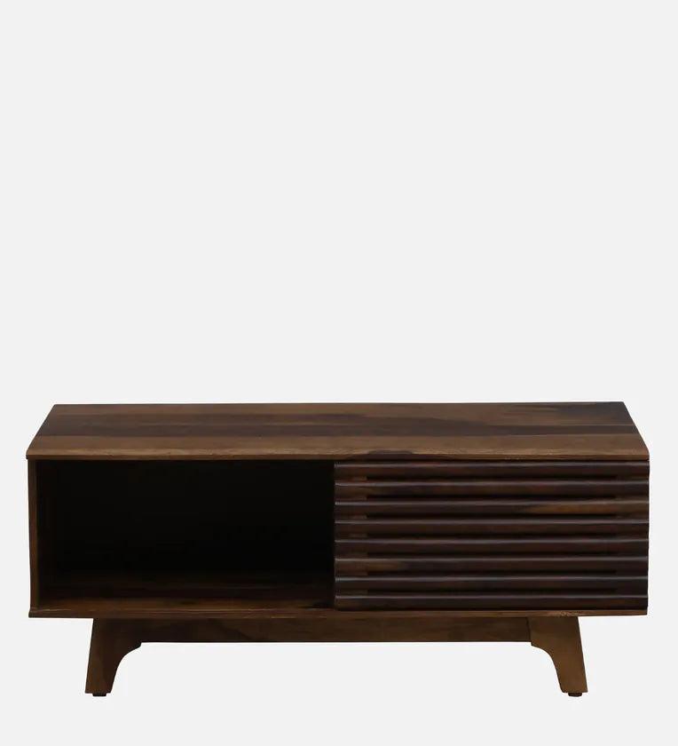 Sheesham Wood Coffee Table In Provincial Teak Finish - Ouch Cart 