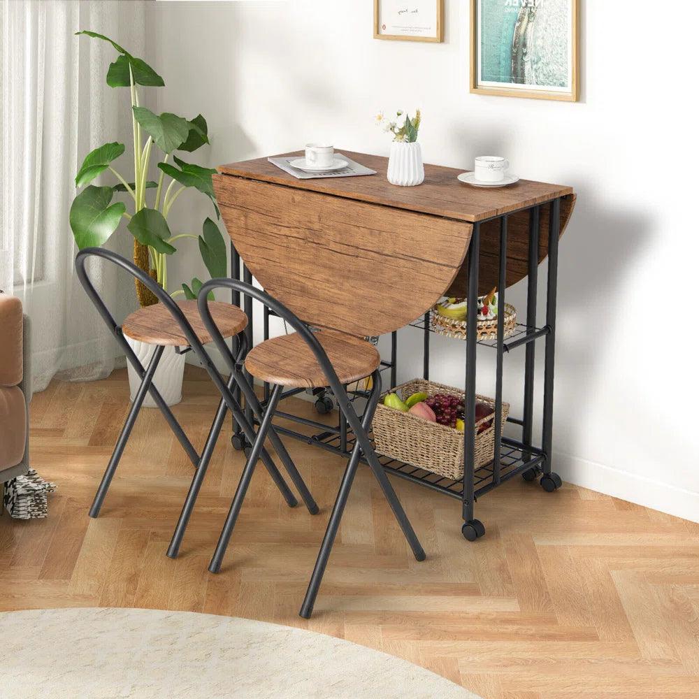 3 - Piece Extendable Dining Set - Ouch Cart 