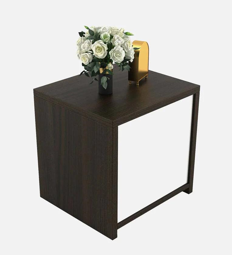 Verona Bedside Table in Fumed Oak Finish with Drawers - Ouch Cart 