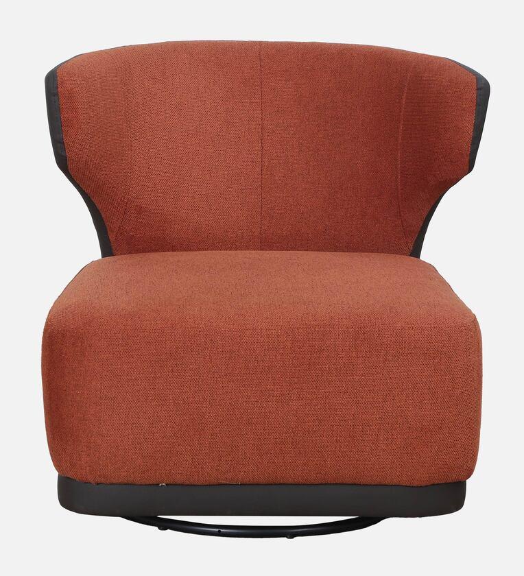 Velvet 1 Seater Sofa In Rust Colour - Ouch Cart 