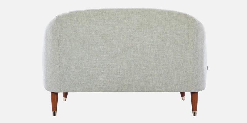 Velvet Fabric 2 Seater Sofa in Ivory Colour - Ouch Cart 