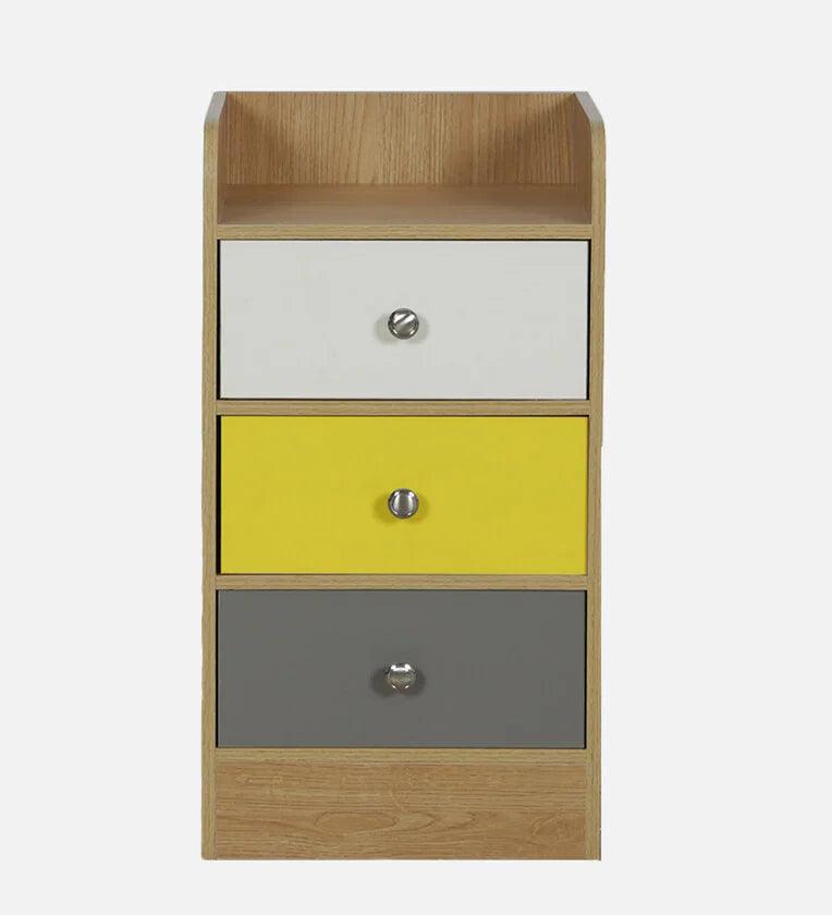 Bedside Table in Multi Finish with Drawers - Ouch Cart 