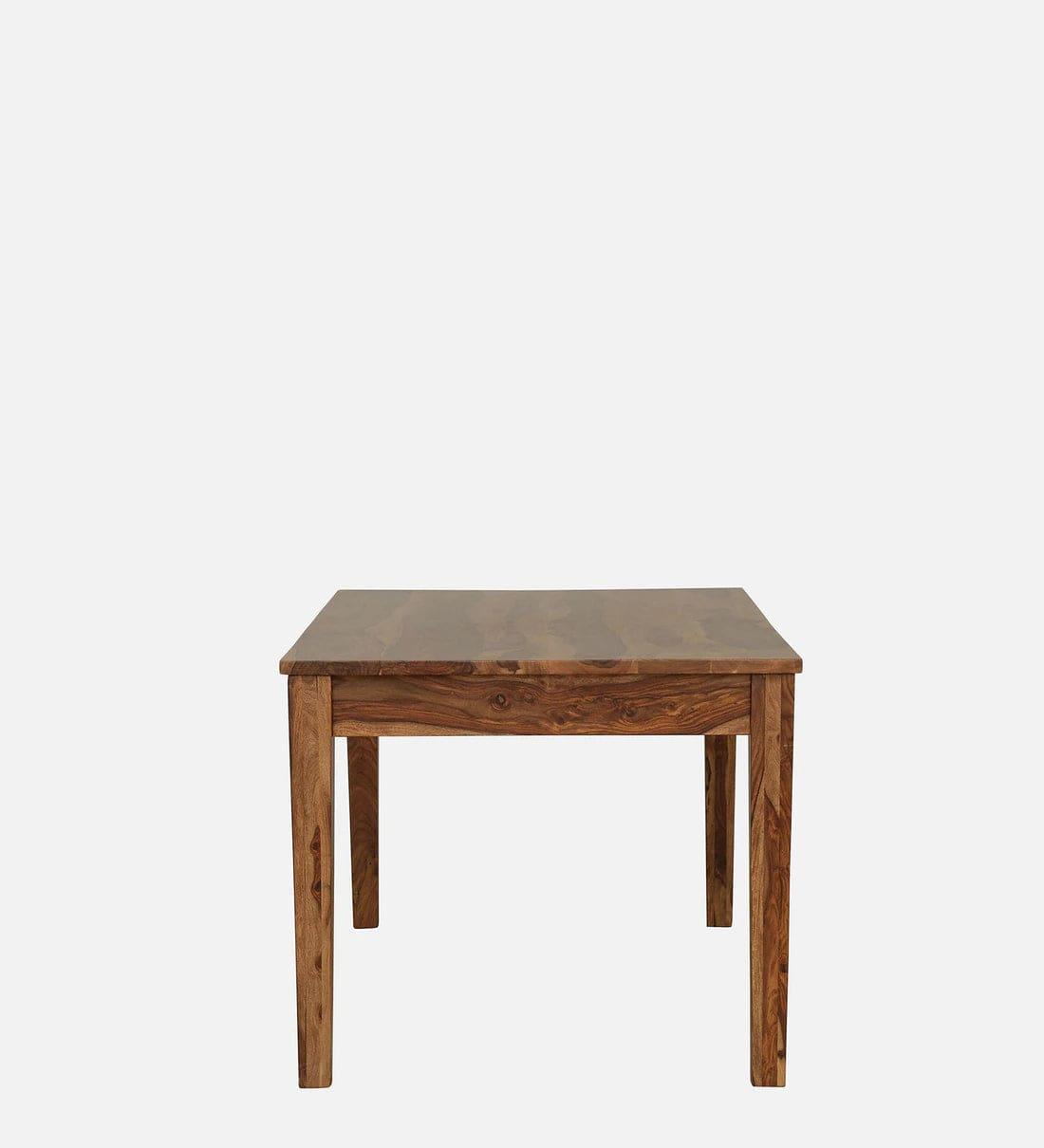Kentan Sheesham Wood 6 Seater Dining Set In Rustic Teak With Bench, - Ouch Cart 
