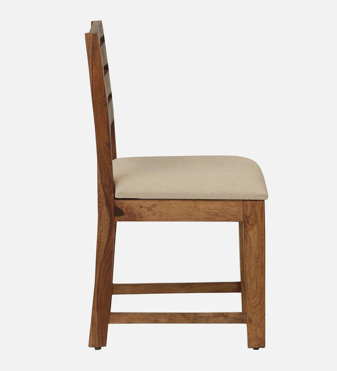 Kentan Sheesham Wood 6 Seater Dining Set In Rustic Teak With Bench, - Ouch Cart 