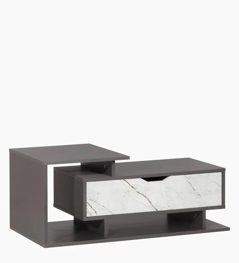 Coffee Table In Slate Grey Colour With Storage - Ouch Cart 