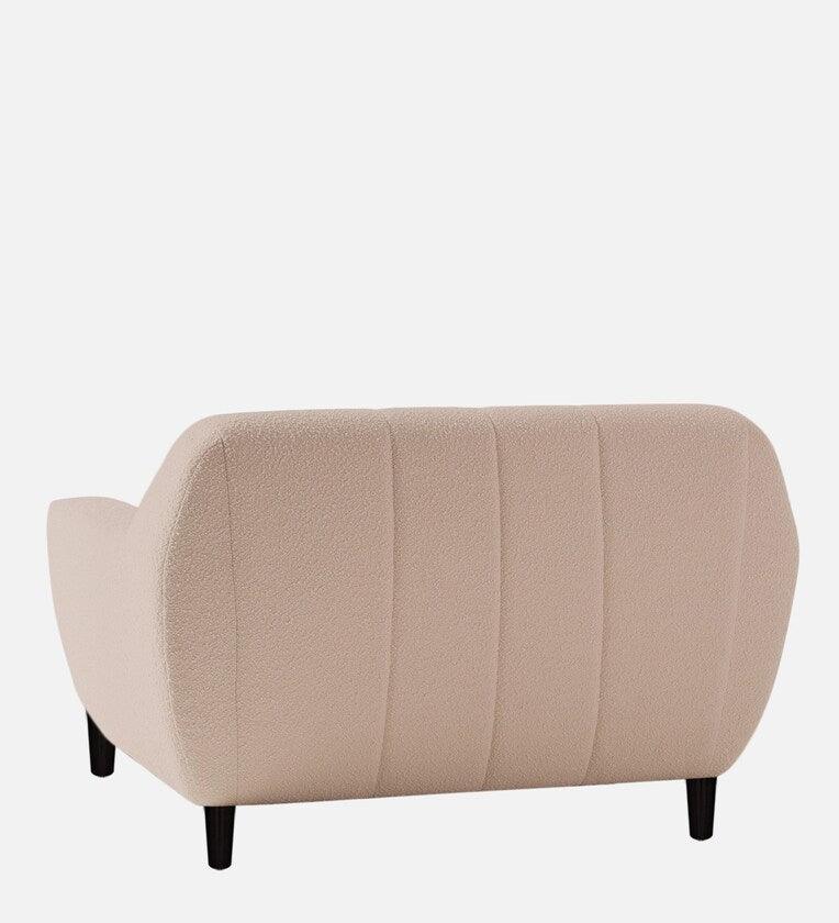 Fabric 1 Seater Sofa In Regal Beige Colour - Ouch Cart 