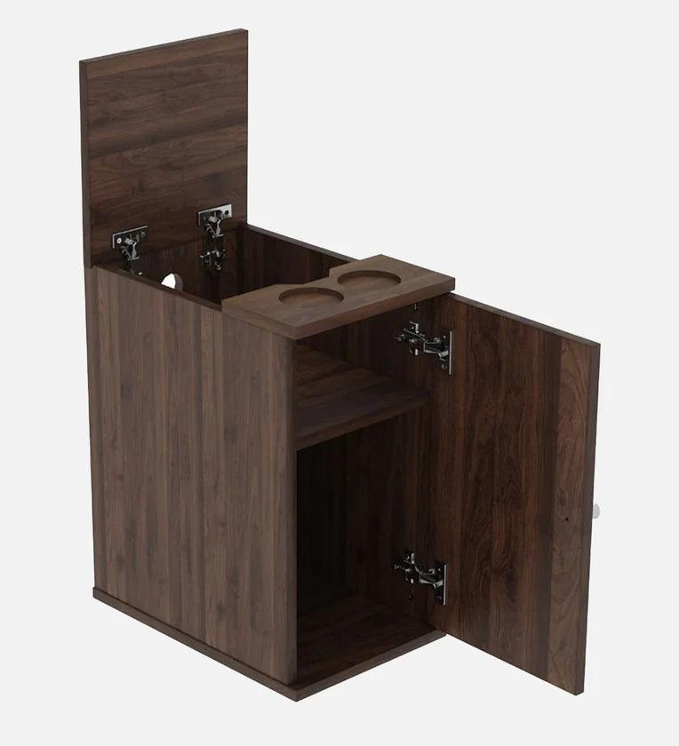 Sheesham Wood Bedside Table in Scratch Resistant Provincial Teak Finish With Drawers - Ouch Cart 