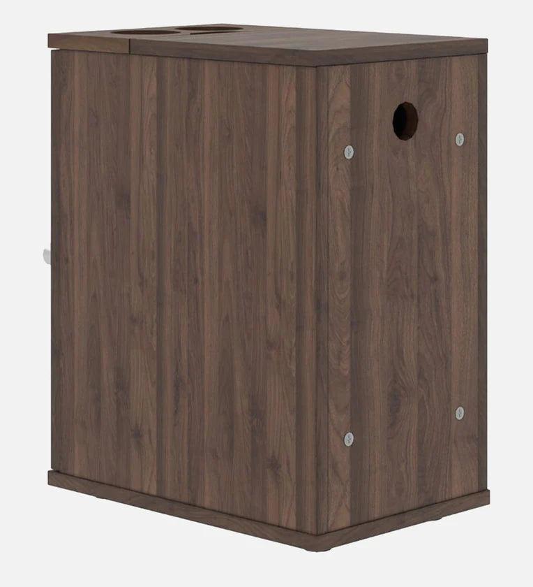 Sheesham Wood Bedside Table in Scratch Resistant Provincial Teak Finish With Drawers - Ouch Cart 
