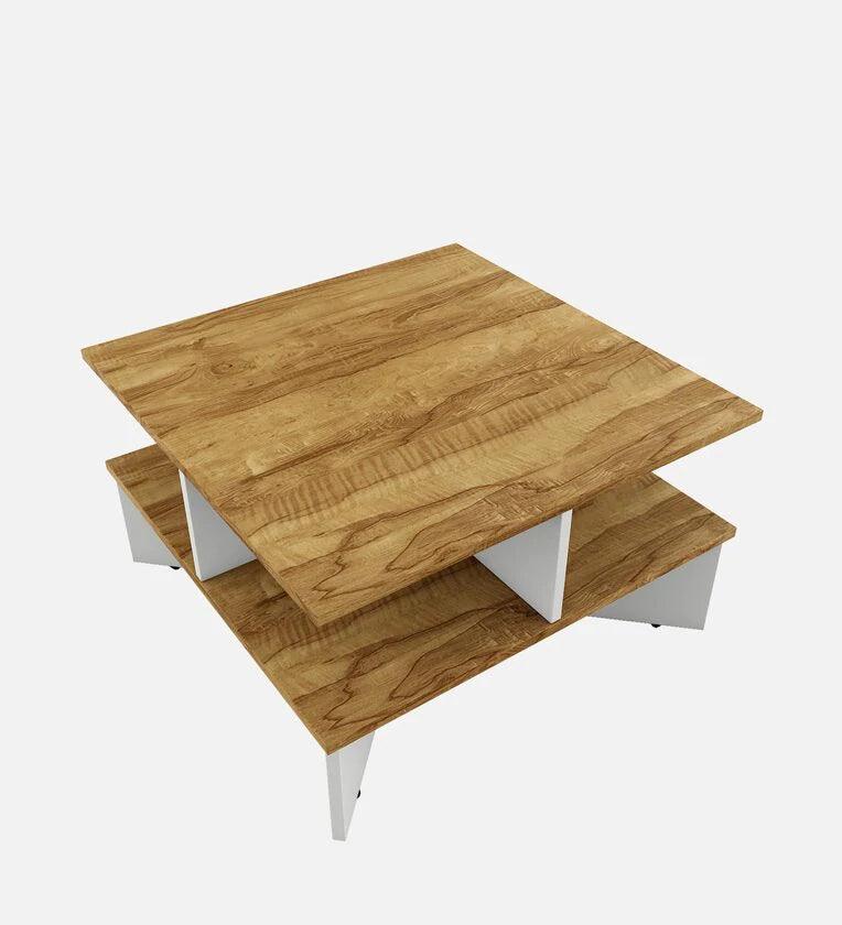 Coffee Table in Coach Wood Color Matte Finish - Ouch Cart 