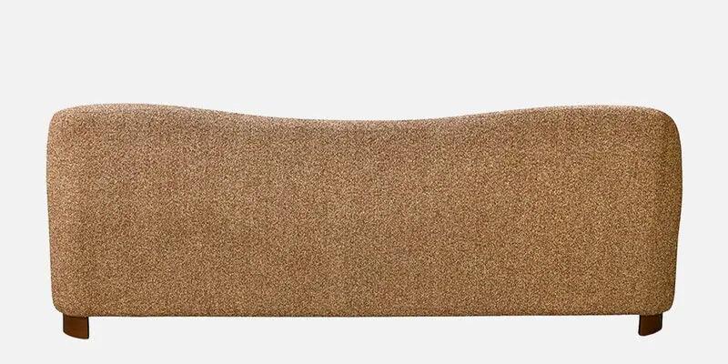 3 Seater Curve Sofa In Sand Beige Finish - Ouch Cart 