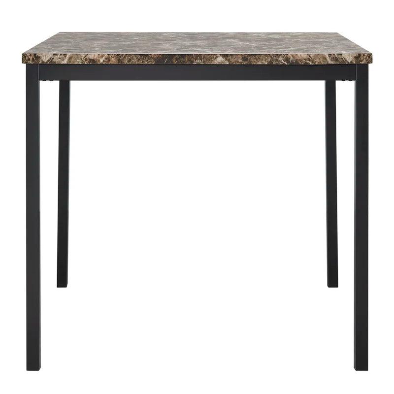 Piece Faux Marble Top Dining Set - Ouch Cart 