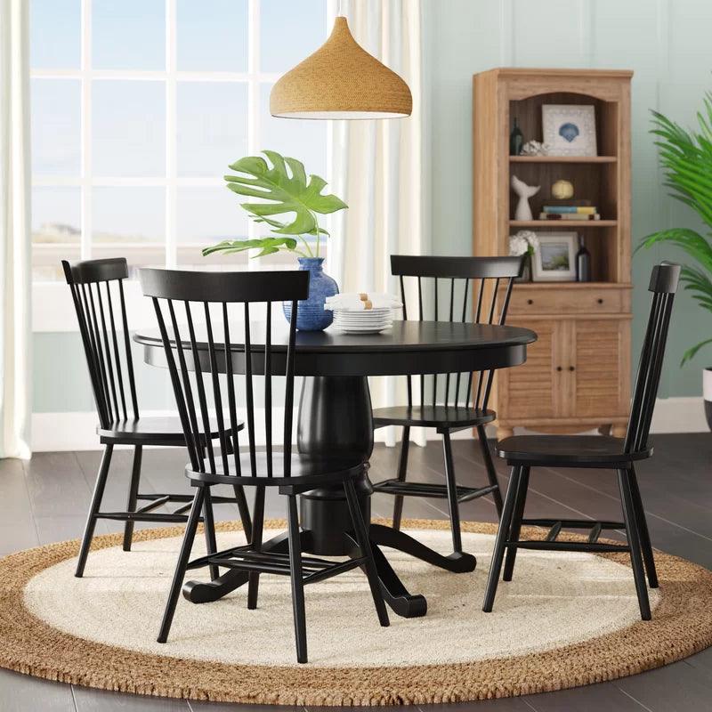 5 - Piece Pedestal Dining Set - Ouch Cart 