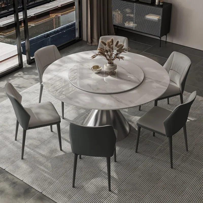 7 - Piece Pedestal Dining Set - Ouch Cart 