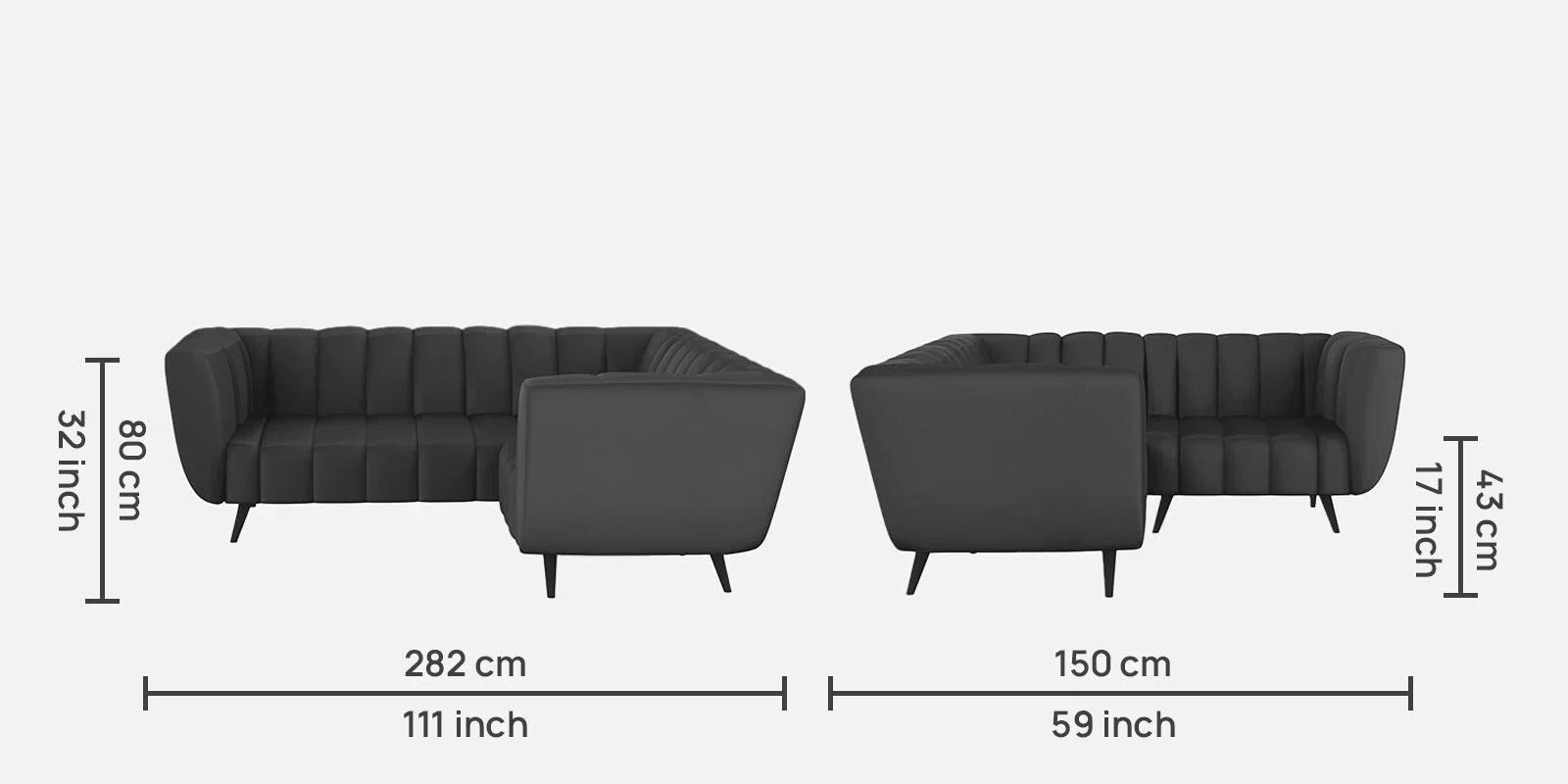 Mushy High Density Foam Sofa Set