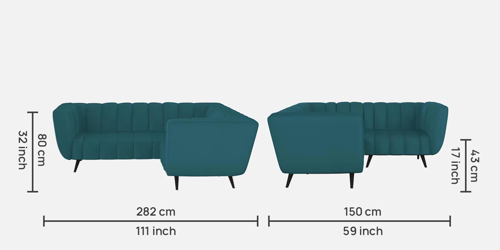 Mushy High Density Foam Sofa Set