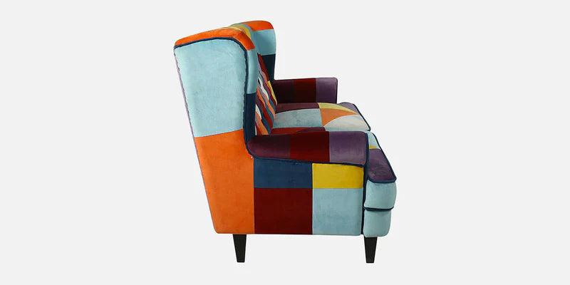 Velvet 3 Seater Sofa in Multi Colour - Ouch Cart 