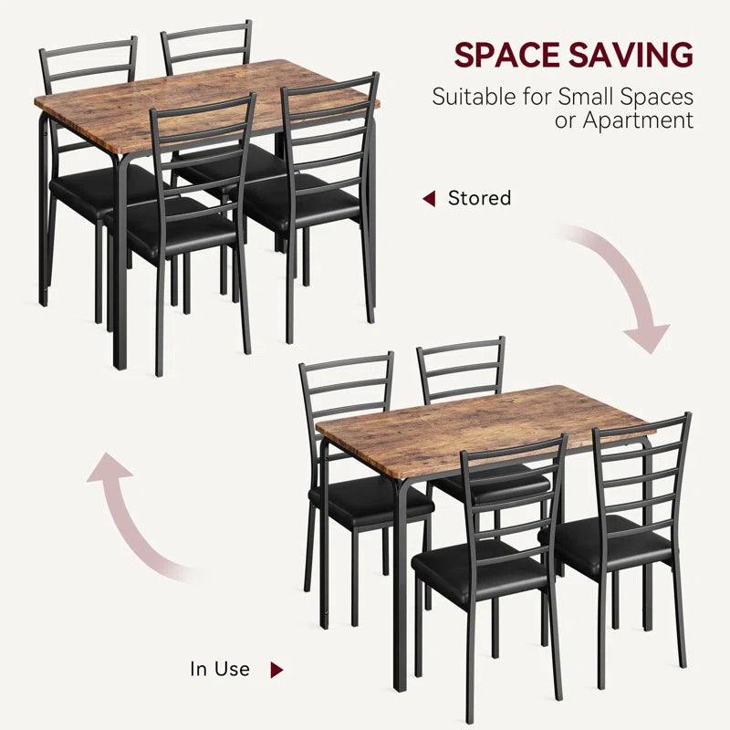 Piece Dining Set (Set of 5) - Ouch Cart 