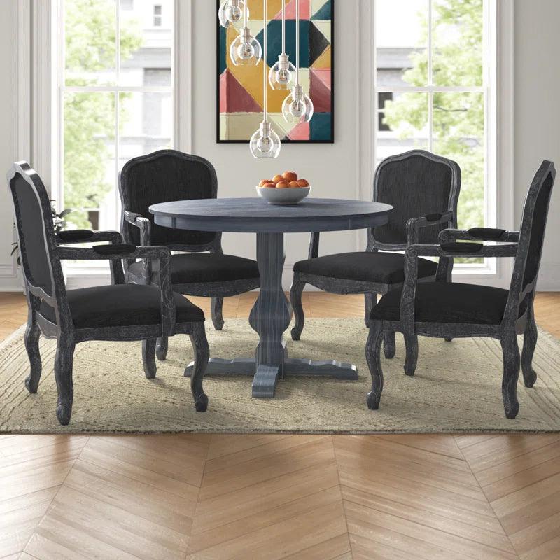 5 - Piece Pedestal Dining Set - Ouch Cart 