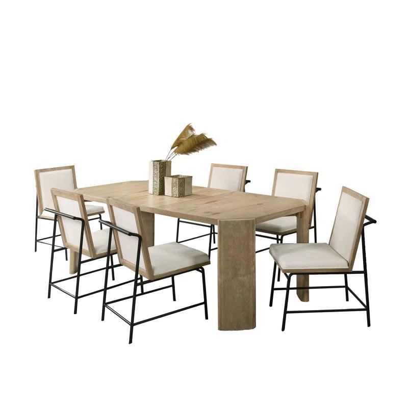 7 - Piece Extendable Dining Set - Ouch Cart 