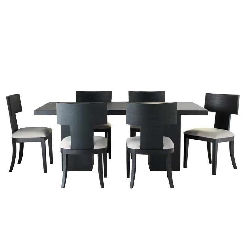 7 - Piece Double Pedestal Dining Set - Ouch Cart 