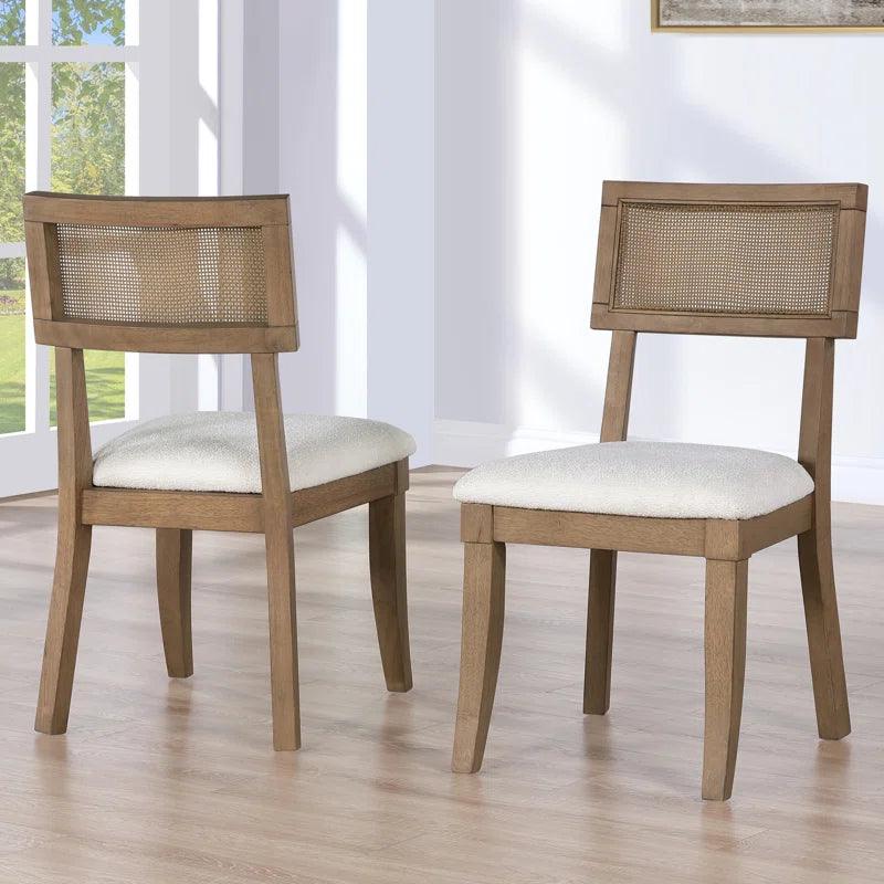 Oak Wood Dining Set - Ouch Cart 