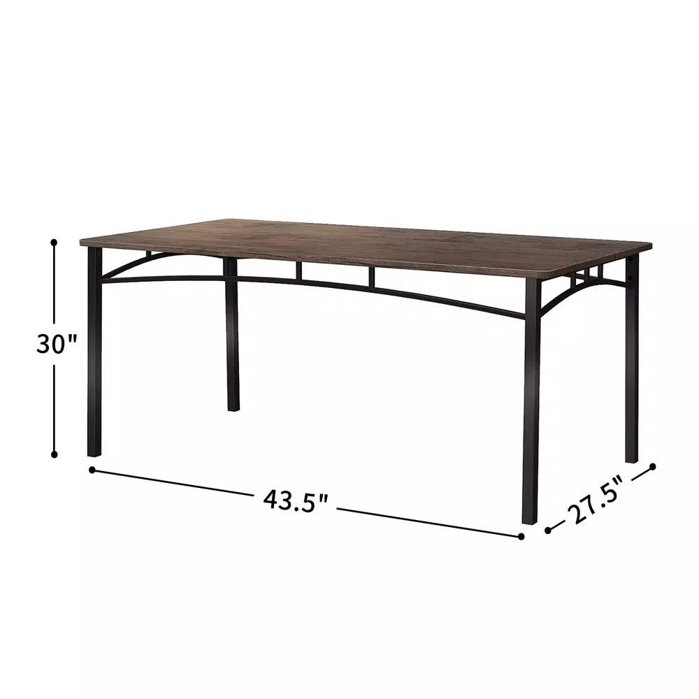 Metal 5-Piece Dining Table Set - Ouch Cart 