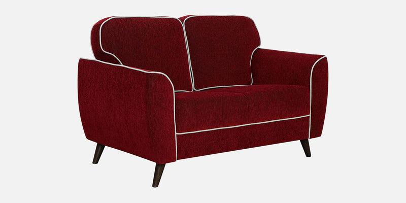 Fabric 2 Seater Sofa In Rust Red Colour - Ouch Cart 