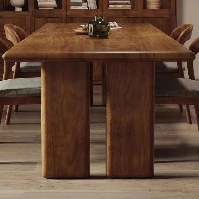 4 - Piece Solid Wood Dining Set - Ouch Cart 