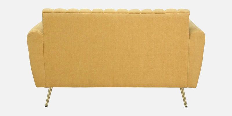 Fabric 2 Seater Sofa In Camel Yellow Colour - Ouch Cart 