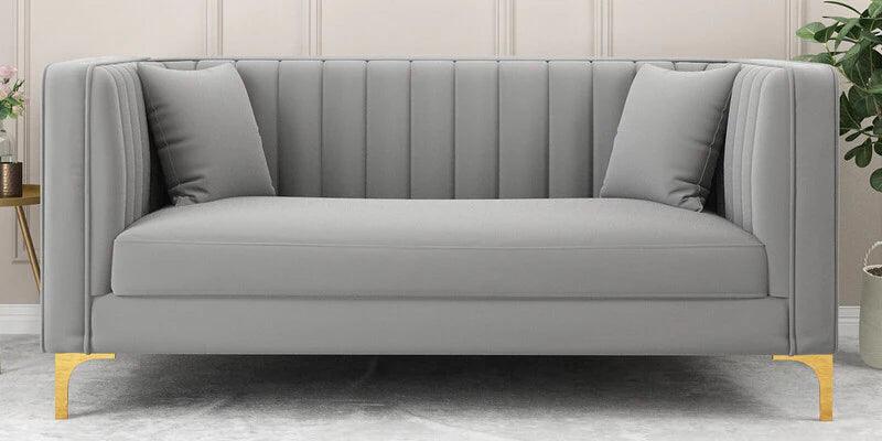 Velvet 2 Seater Sofa Green Colour - Ouch Cart 